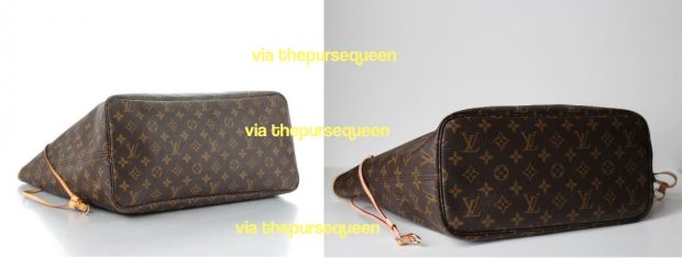 Can You Spot a Fake Louis Vuitton Bag? Authentic vs. Replica Louis Vuitton Neverfull Comparison ...